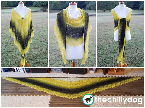 3 Ways to style and wear the Chasing Butterflies Shawl