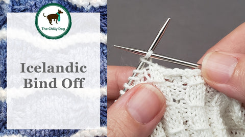 Duck Pond Socks knitting tutorial: Icelandic Bind Off