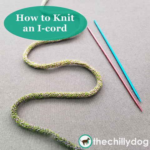 Little Birds Phone Pocket Knitting Pattern:  Knit I-Cord video tutorial
