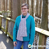 4th Ridge Pocket Scarf Knitting Pattern - Cabled scarf with hidden, side-entry pockets