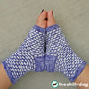 Jacque's Flip Flop Socks - Striped, toeless, flip flop, yoga sock knitting pattern