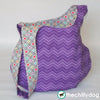 Easy to sew, reversible Japanese knot project bag pattern tutorial