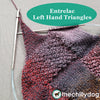 Bon Voyage Shawl and Travel Blanket Entrelac Knitting Pattern: LH Triangles Video Tutorial