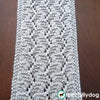 Satiny Vine Lace Scarf Pattern - Soft lace scarf knitting pattern with stitch chart