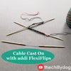 Secret Admirer Socks Video Tutorial: How to do the cable cast on with addi FlexiFlip needles