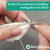 Crab Walk Socks - Small Circumference Knitting: Purling the First Stitch
