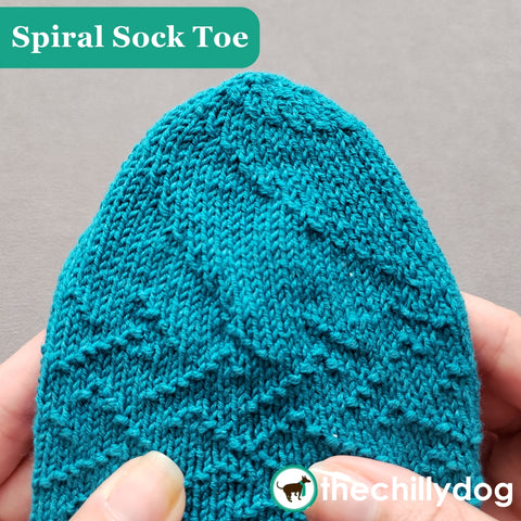 Spiral Sock Toe