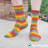 Sundog Socks Knitting Pattern PDF featuring Zitron Trekking XXL Self-Striping Yarn