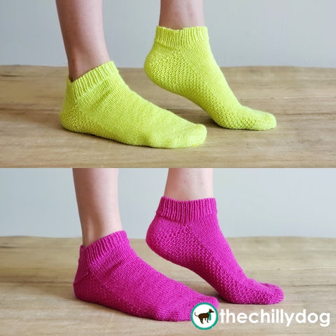 Toe-rific Fingering Socks: knitting pattern with cuff-town and toe-up instructions